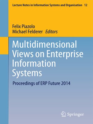 cover image of Multidimensional Views on Enterprise Information Systems